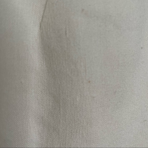 Rebecca Taylor | White Button Down Embellished Collar Linen Blend Jacket - Picture 10 of 12